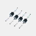 Konstrukce- silenbloky (antivibranti) - 40x40 mm (9898-027) Konstrukce- silenbloky (antivibranti)