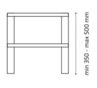 Konstrukce na zem - typ H (lakovaná) - parametry Konstrukce na zem - typ H (lakovaná)