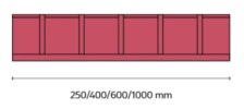 Pryžová podstava zvyšovací o 95mm (2ks) - parametry Pryžová podstava zvyšovací o 95mm (2ks)