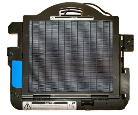 Plazma filtr pro 4cestné kazety  - čelní pohled Plazma filtr pro 4cestné kazety