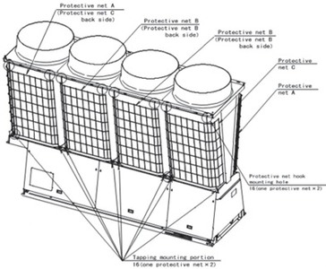 USX Příslušenství I RBP BG901S-E - Ochranná mříž registrů USX (Fin Guard Kit)